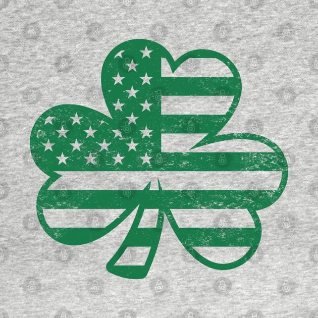 Irish American Pride - Shamrock American Flag by TwistedCharm